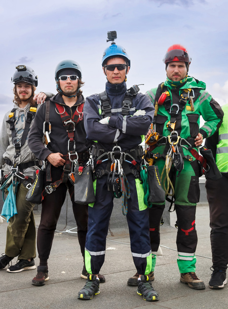 Standby rescue przy pracach wysokościowych IRATA